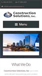Mobile Screenshot of constructionsolutions.cc
